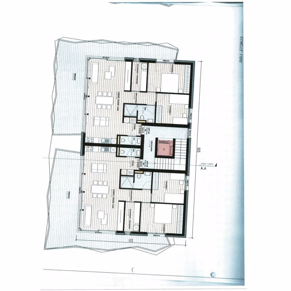 Hell und geräumig, 3.5-Zimmer-Wohnung in Leytron - plan d'étage