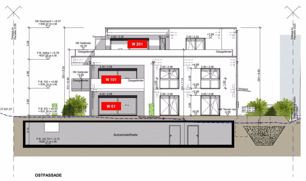Renditeobjekt - Neubau Mehrfamilienhaus mit 8 Eigentumswohnungen mit Autoeinstellhalle. - Bild 10