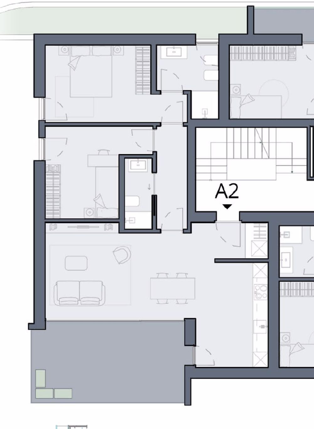 BELLINZONA - EXKLUSIVE 3.5 ZIMMER WOHNUNG MIT GROSER TERRASSE - Bild 9