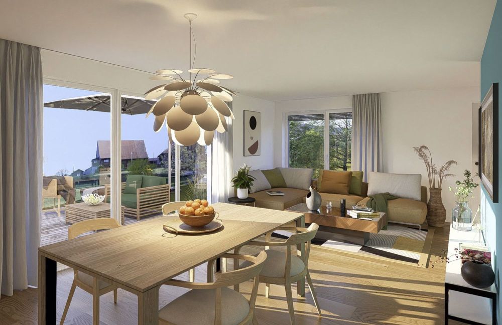 Nouveau projet de 2 villas jumelées à 10 minutes de Romont - Bild 3