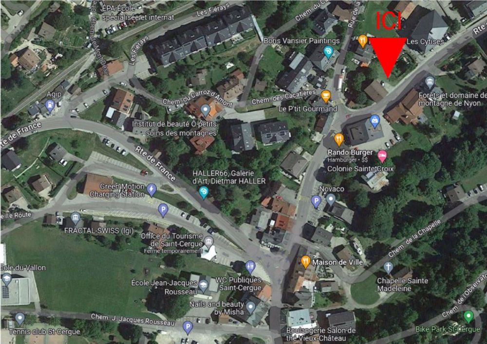 Neue 4,5-Zimmer-Wohnung von 170m2 auf 2 Ebenen - Résidence VESTA in Saint-Cergue - Situation