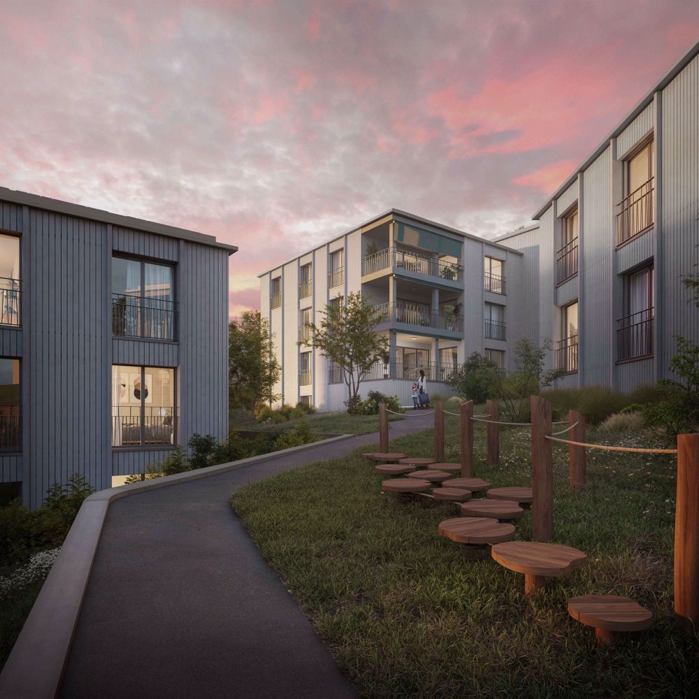 «Hübel» Othmarsingen - Wohnkomfort und Natur im Einklang - Aussenvisualisierung