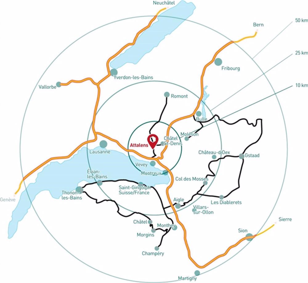 Wohnung 4.5 Stk., Gartengeschoss, in Attalens, Schweiz - Bild 3