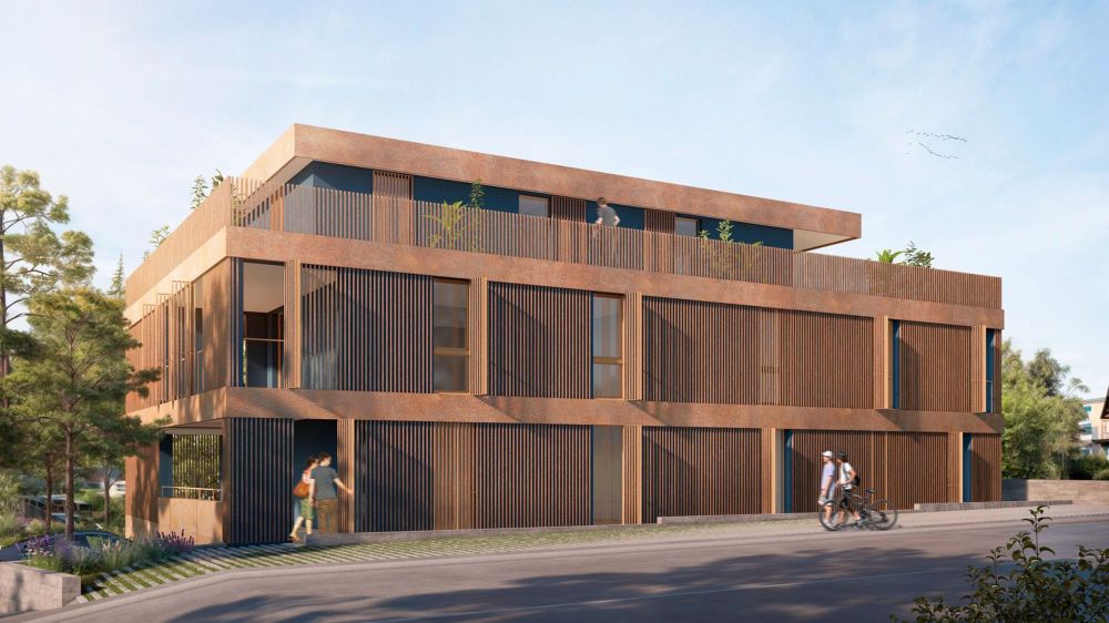 The Metal Wall - zentrale & hochwertige Neubauwohnungen in Binningen - Bild 1