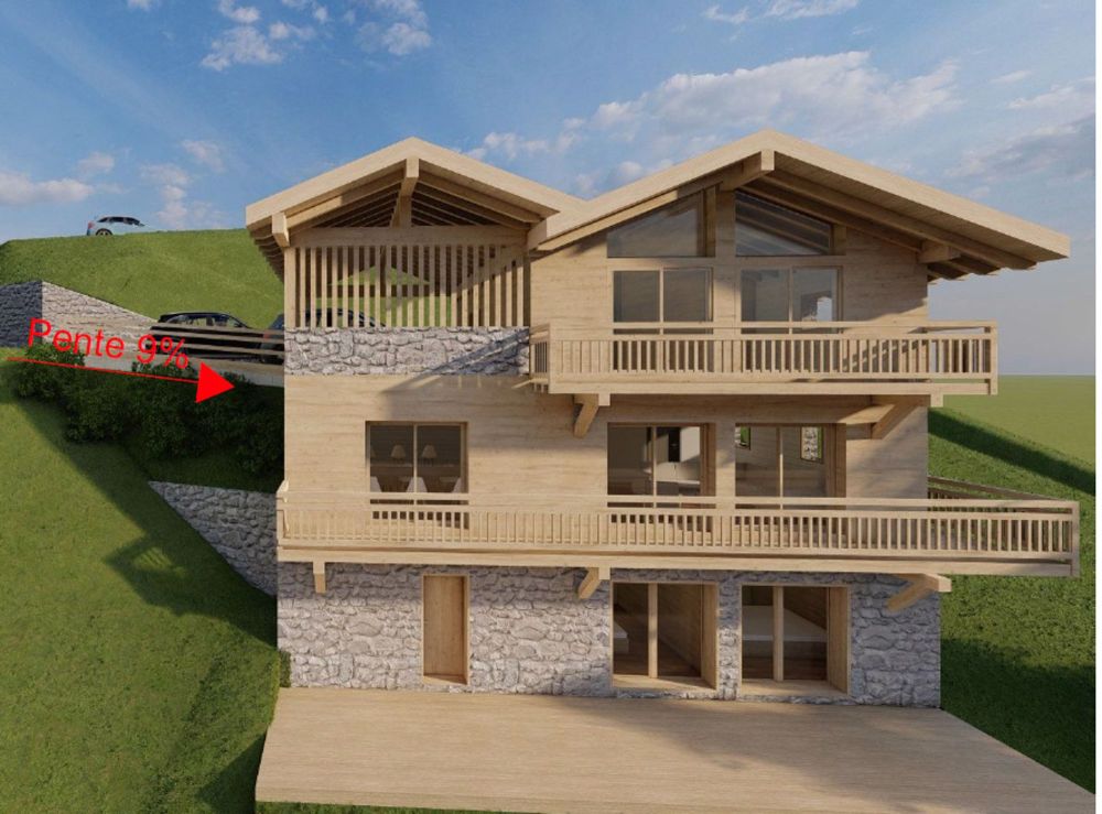 Chalet de standing de 5.5 pièces sur plan, vue panoramique. | dreamo.ch - Bild 1