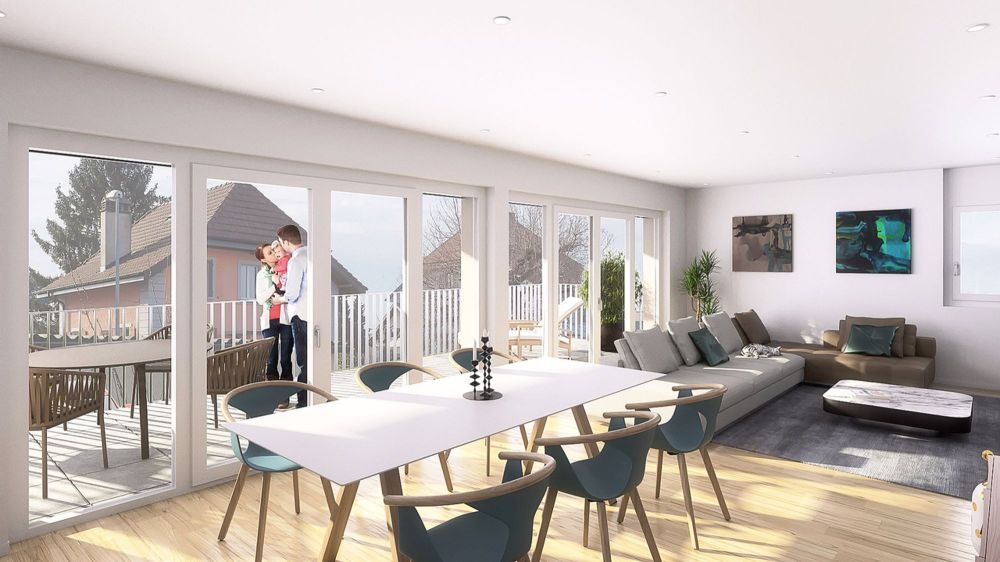 Payerne, zu verkaufen, 4.5-Zimmer-Wohnung, im 1. Stock + Balkon - Bild 4