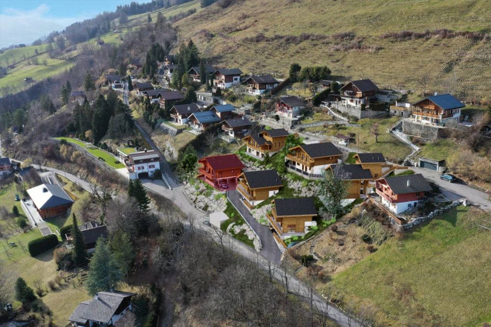 Luxus-Chalet in Crésuz mit Panoramablick - Bild 10