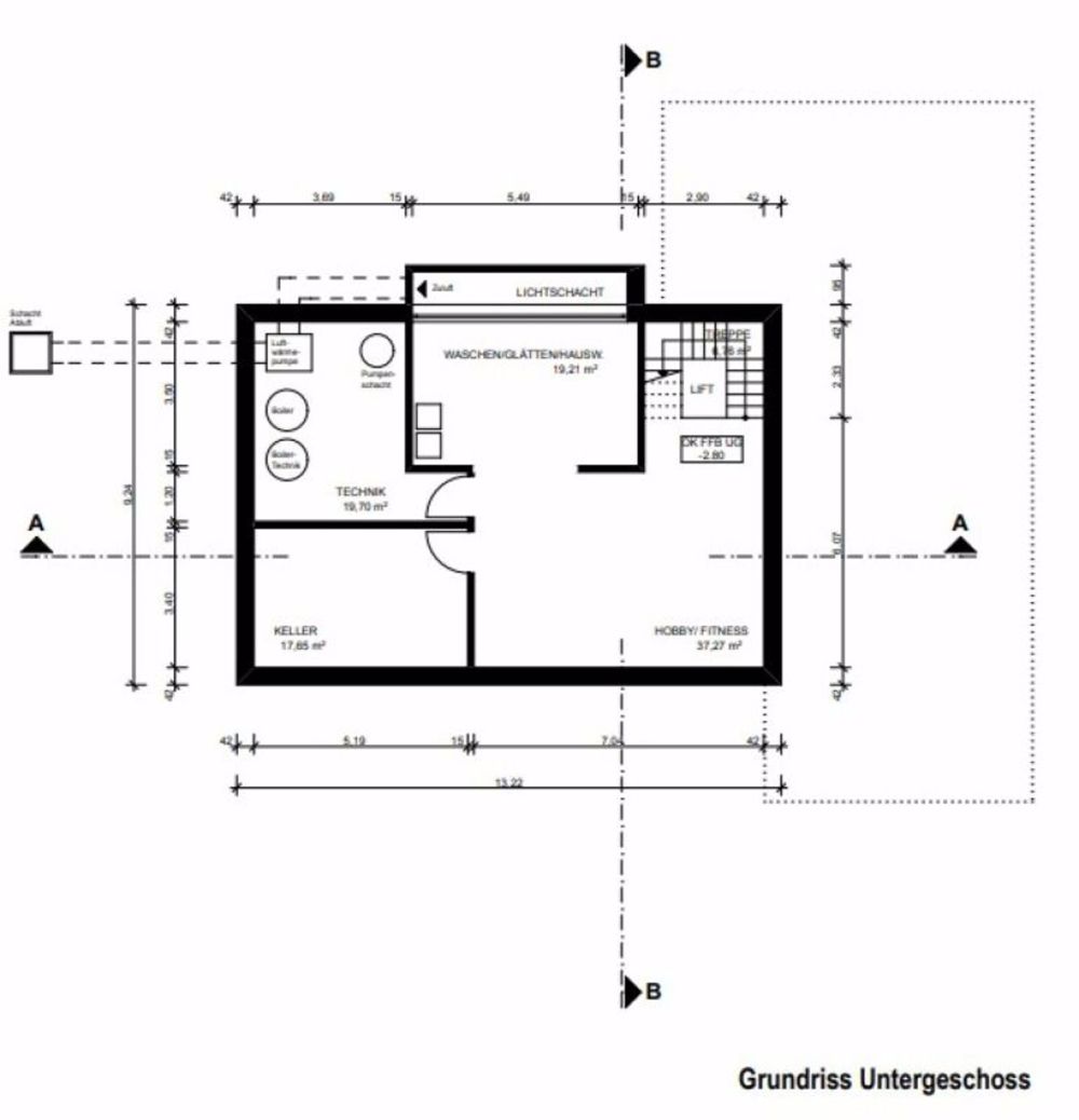 Exklusives Neubau-Einfamilienhaus mit moderner Architektur - Fertigstellung Herbst 2025 - Untergeschoss