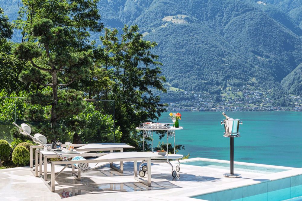 Villa da sogno in posizione unica con imprendibile vista lago, wellness e piscina - Bild 3
