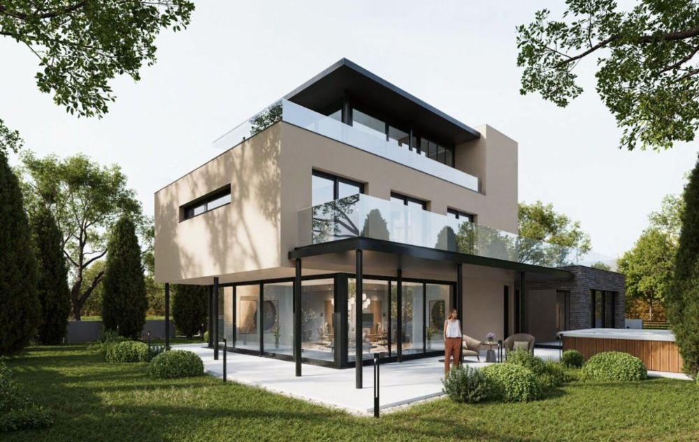 Exklusives Neubau-Einfamilienhaus mit moderner Architektur - Fertigstellung Herbst 2025 - Bild 1