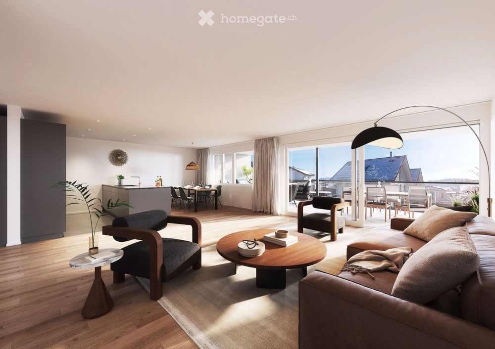 Attraktive 4 1/2 - Zimmer EG Wohnung in Bäretswil mit 150m2 Gartenfläche, 21 m2 gedeckter Sitzplatz - Bild 6