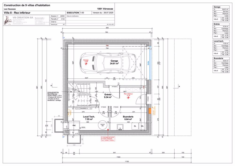 Magnifikes Chalet-Villa-Einfamilienhaus in Vérossaz - Rez inférieur