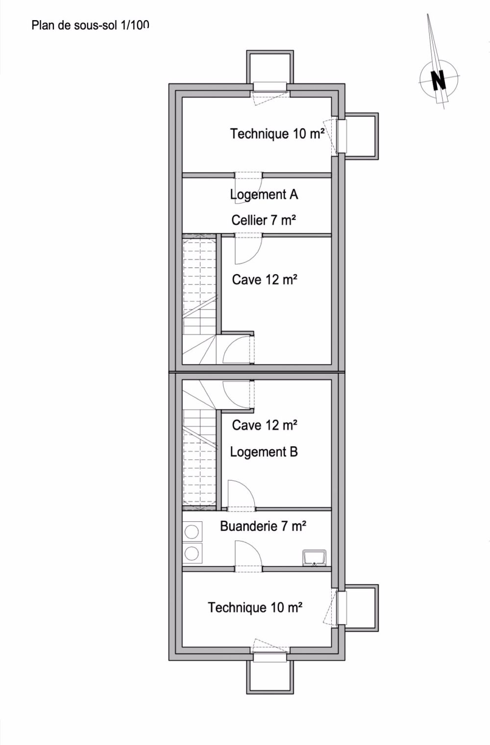 Villa mit 5,5 Zimmern, Veranda, Gartenschuppen und Garage (Lot B) - Bild 11