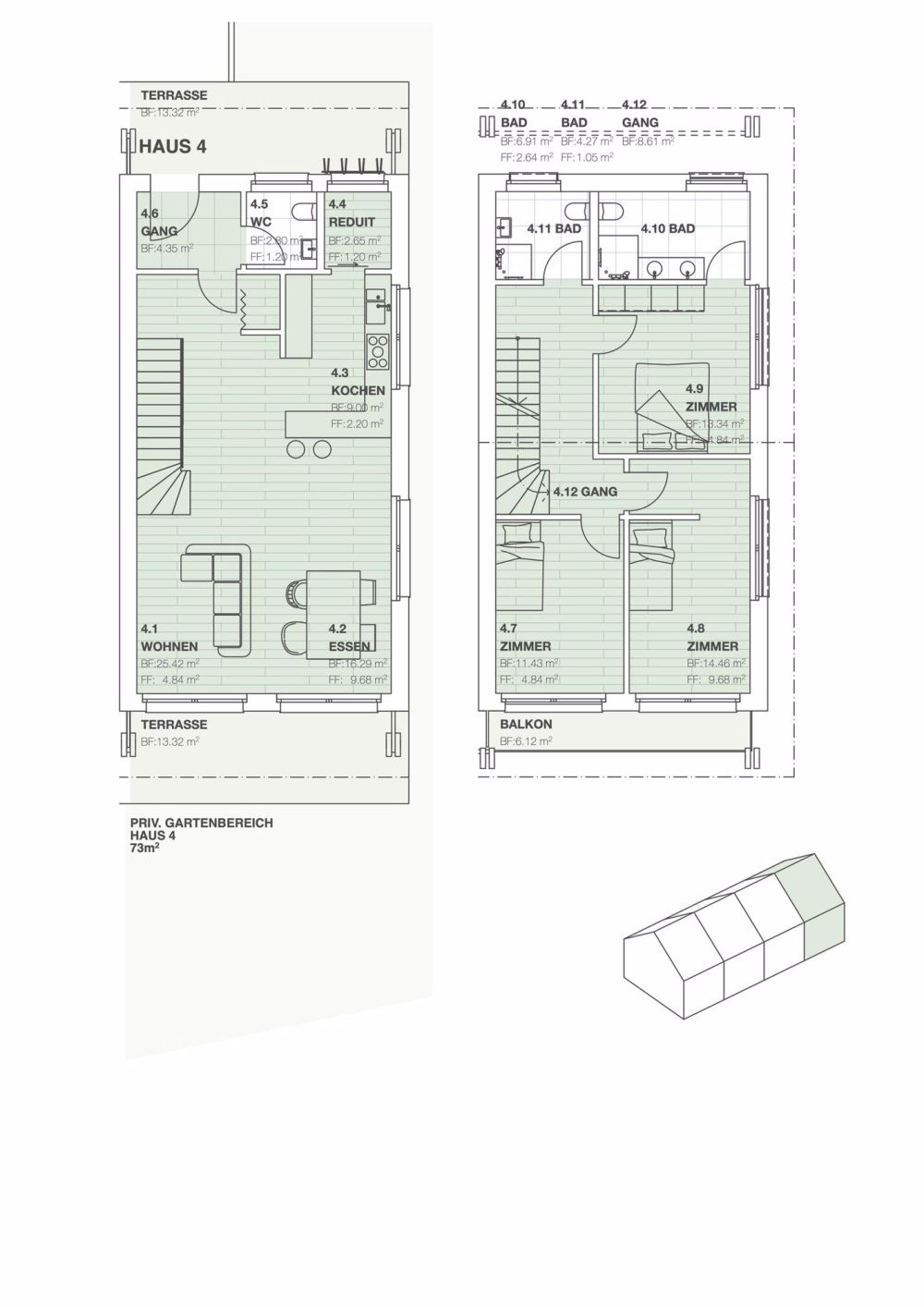 Neubau Reiheneinfamilienhaus mit priv. Garten (Bezug ab 2026) - Bild 3