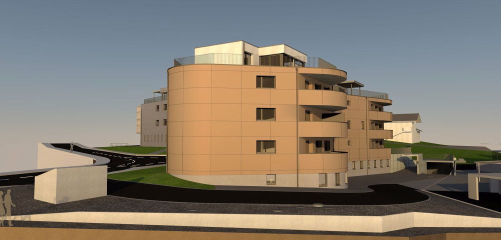 Div Moderne 2.5-4.5-Zimmer-Wohnungen und Büroflächen mit Balkon oder Terrasse in Schmitten - Bild 2