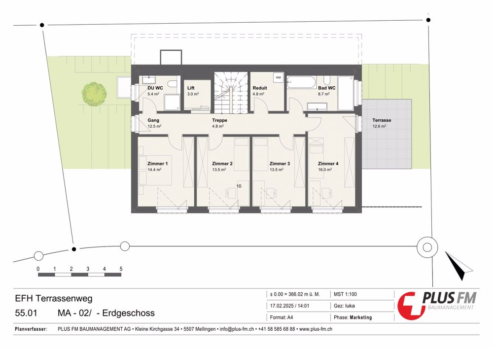 NEUBAU - Modernes 6.5 Zimmer Einfamilienhaus mit Lift in Mellingen - Bild 10