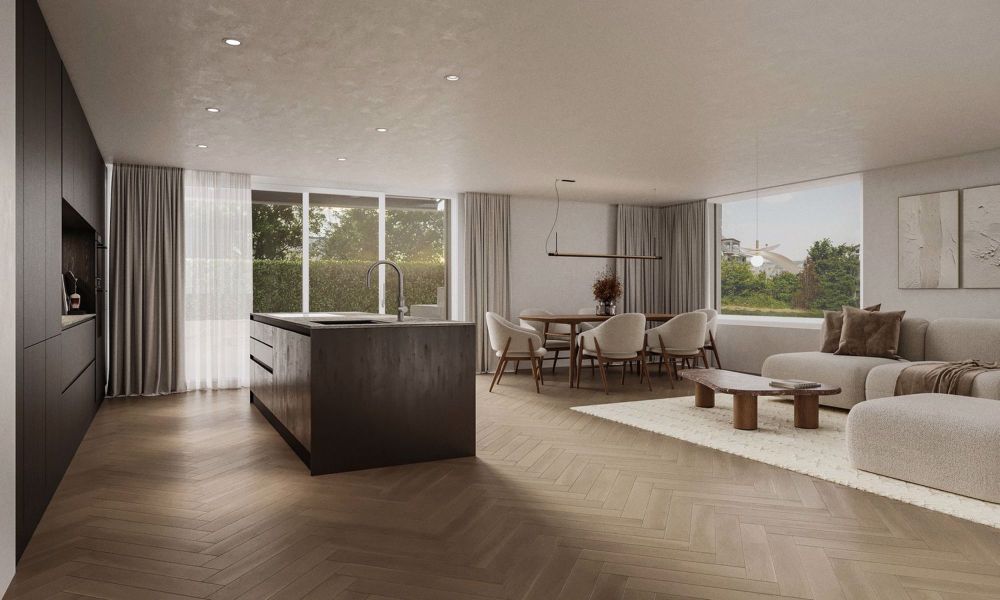 Wohnen im Moment vollkommener Balance - Wohnbereich