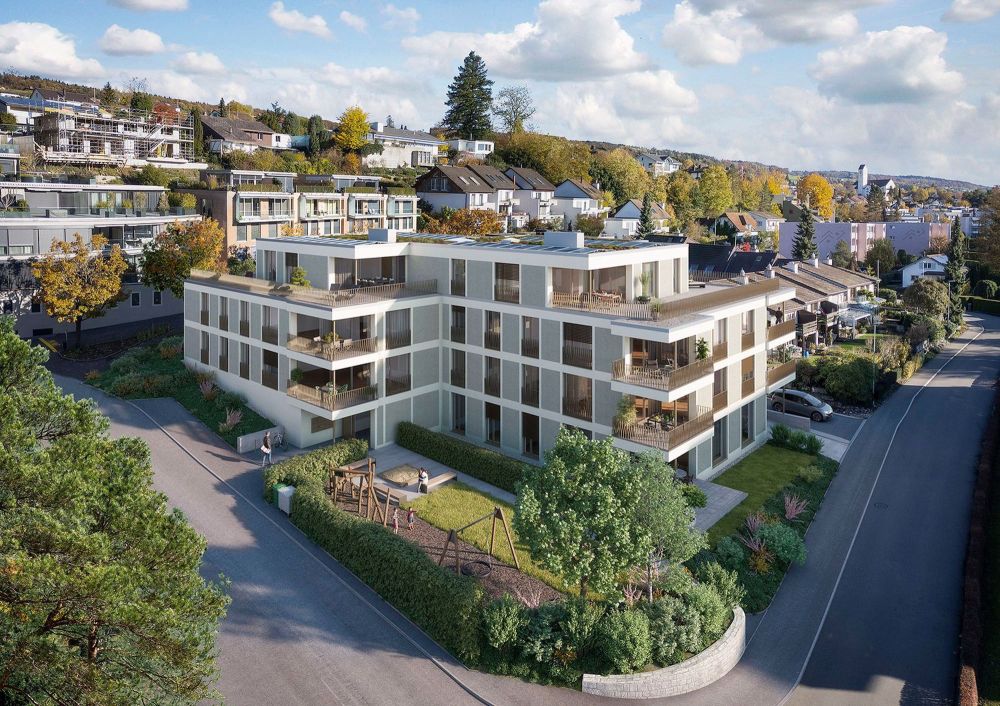 «Loonstrasse 6» - Ihre Wohnresidenz in Niederrohrdorf - Aussenvisualisierung