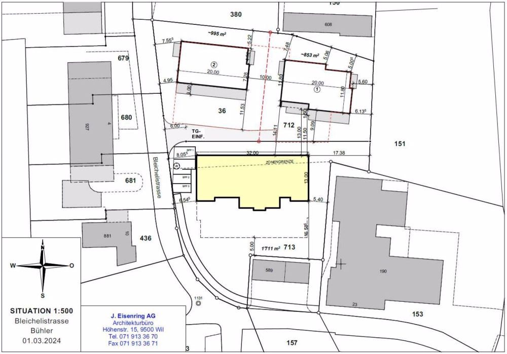 Zu verkaufen im 9055 Bühler an der Bleichelistr. 5, neue 3.5 Zi.-Wohnung, an ruhiger, sonniger Lage; Nur 4 Gehminuten bis Bahnhof ! - Bild 2