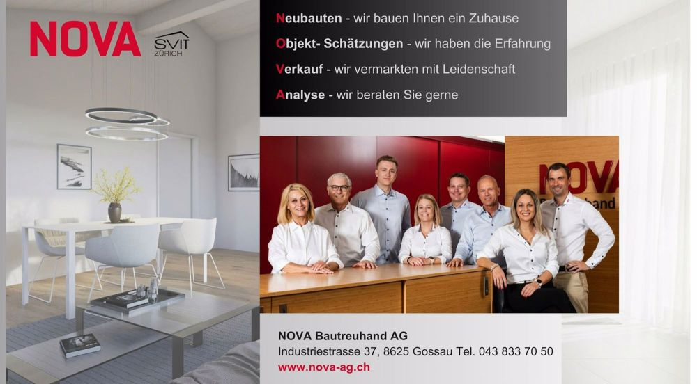 Moderne 3 1/2 Zimmer Neubauwohnungen in Pfäffikon ZH - Bild 8