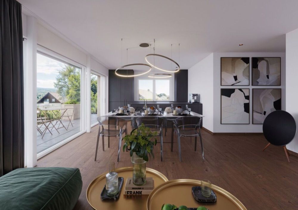 Stilvolle 4.5-Zimmer-Wohnung mit hochwertiger Ausstattung und Seeblick - Bild 2