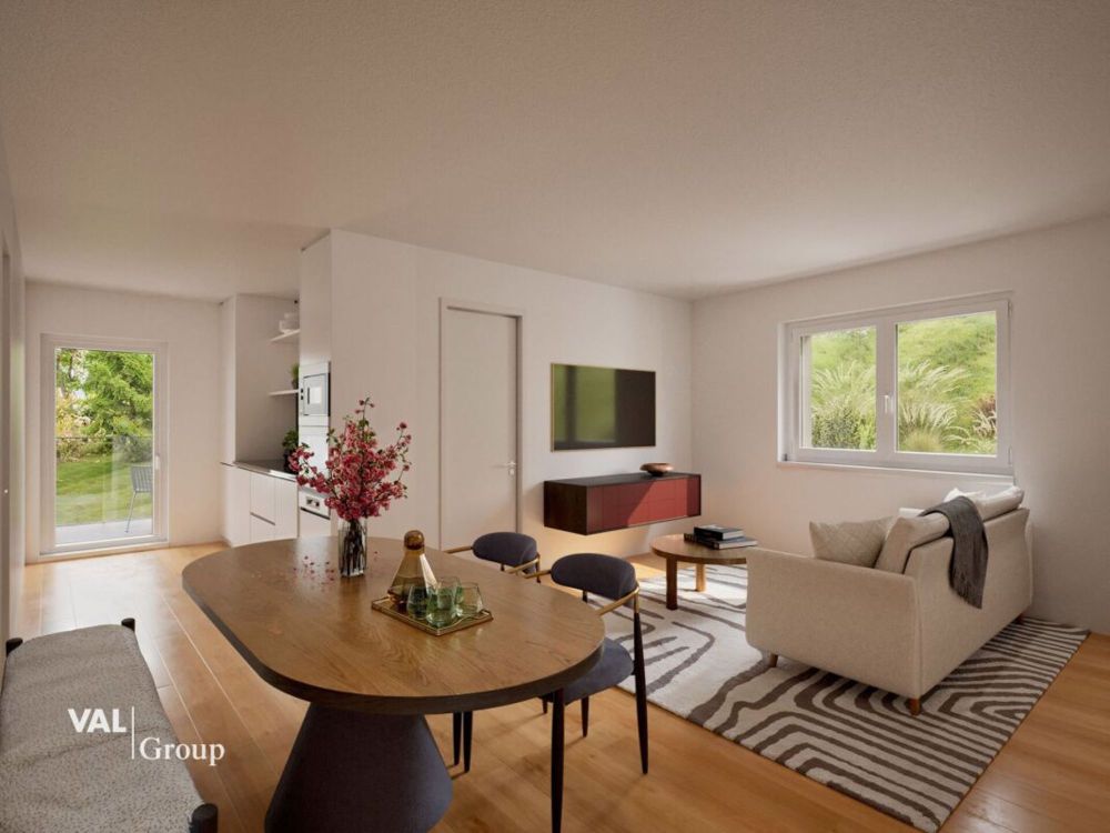 Moderne Linien mit sonnigem Balkon zum vollsten Leben in Vex - Bild 1