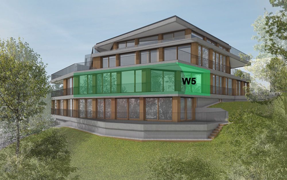 Exklusive und moderne Wohnungen mit unverbaubaren Blick auf den Blauen - W5 - Bild 2