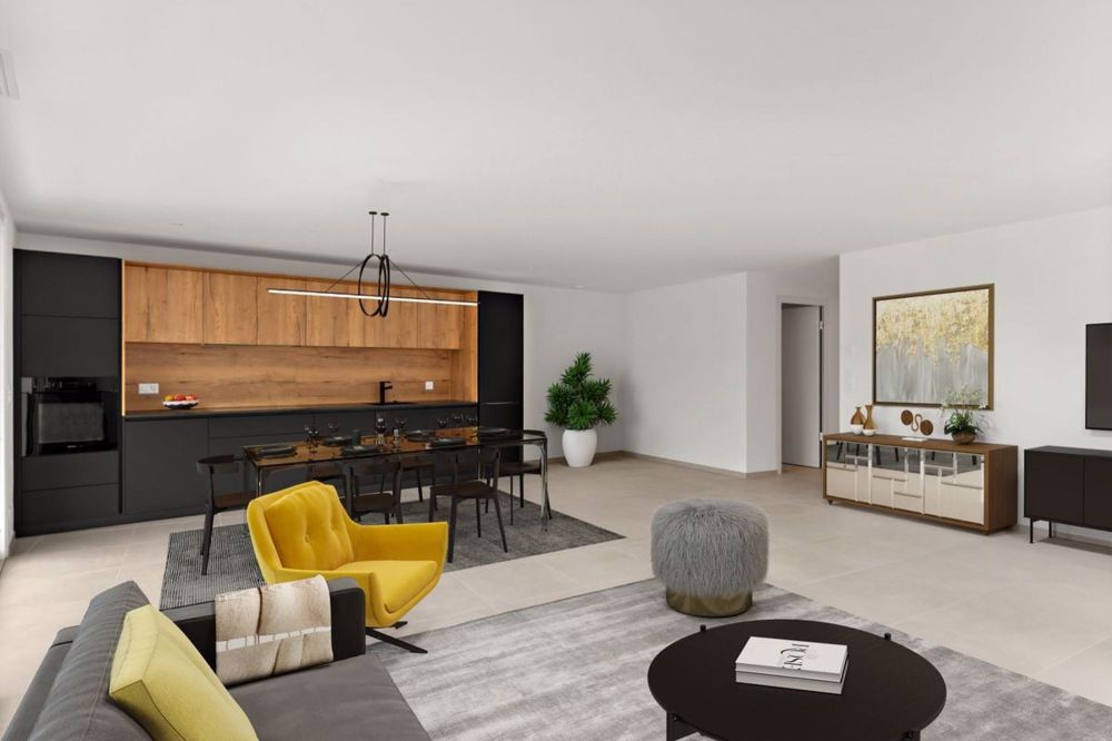 Neuchâtel - Superbes 3,5-Zimmer-Wohnung Minergie-P mit Balkon und hochwertigen Ausstattungen Wohnung C - Bild 3