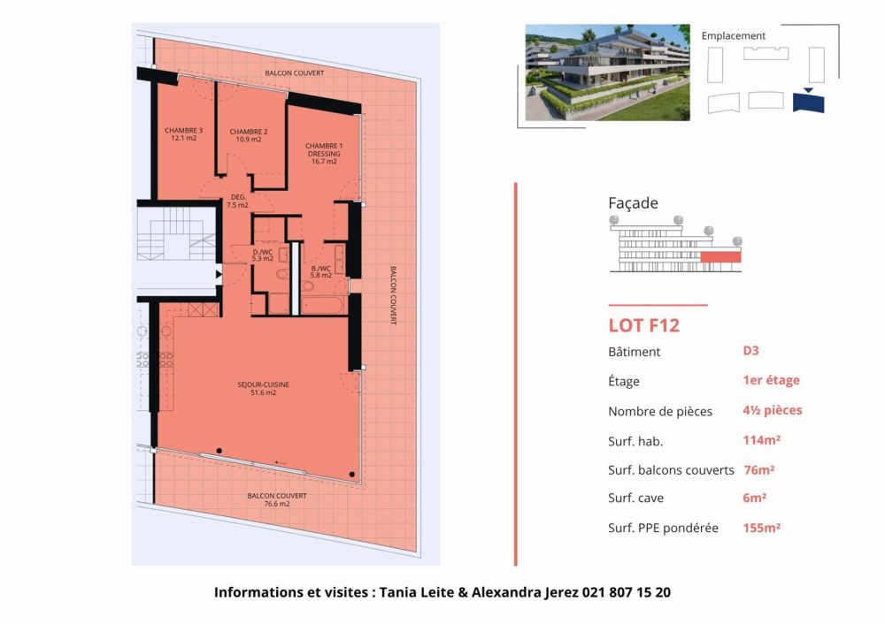 Luxuriöse 5.5-Zimmer-Wohnung mit 200m2 und Balkon von 76m2 in idyllischer Umgebung - Bild 12