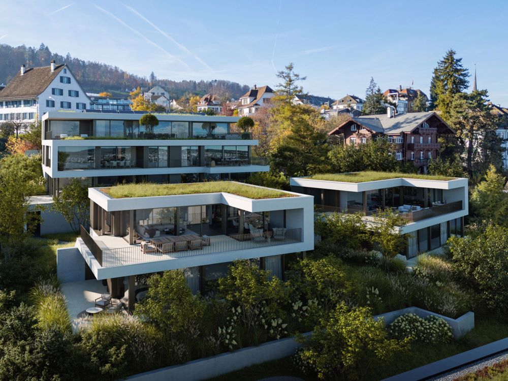 Neubauprojekt BELAIR Residences: Gartenwohnung an bester Lage - Aussenvisualisierung Projekt