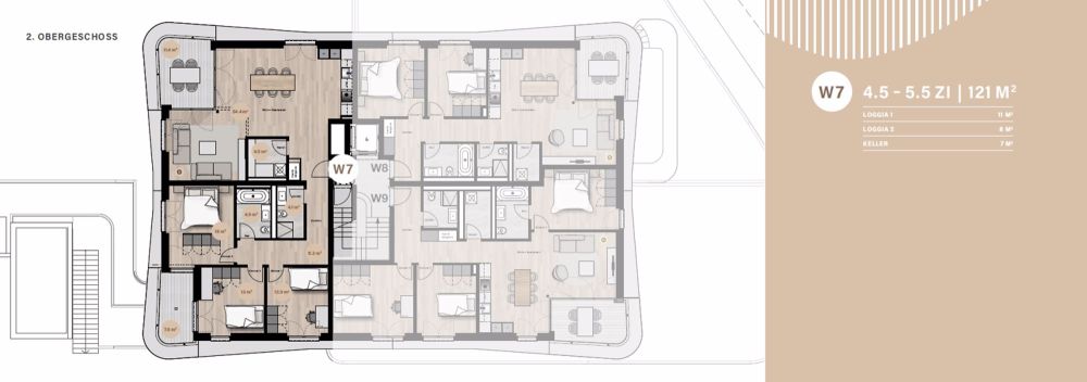 NEUBAU: Moderne 4.5-Zimmer-Wohnung W7 mit Minergie-Standard in Oberwil - Bild 4