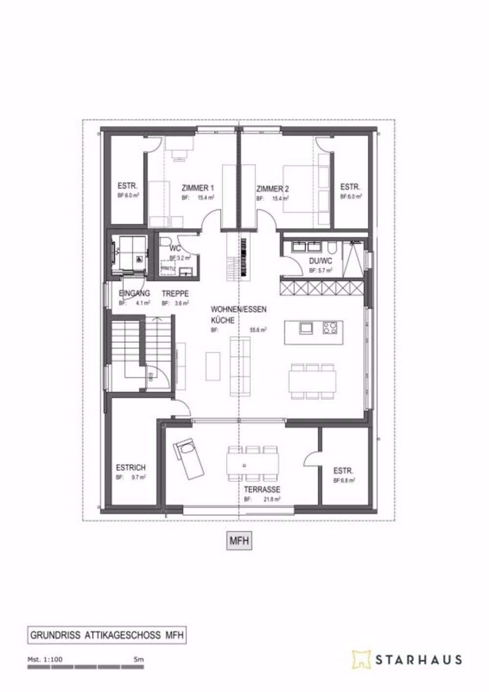 4 1/2-Zimmer Wohnung in Gams - Bild 13