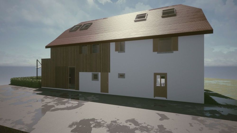 Charmante Doppelhaushälfte mit 4.5 Zimmern in Bassecourt - Maison mitoyenne, 4.5 pièces, 132.00 m2