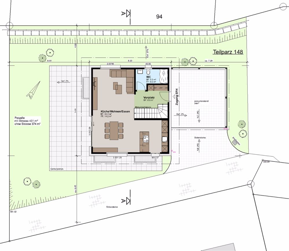 Neues Einfamilienhaus in ruhiger Lage in Hellsau - Bild 4