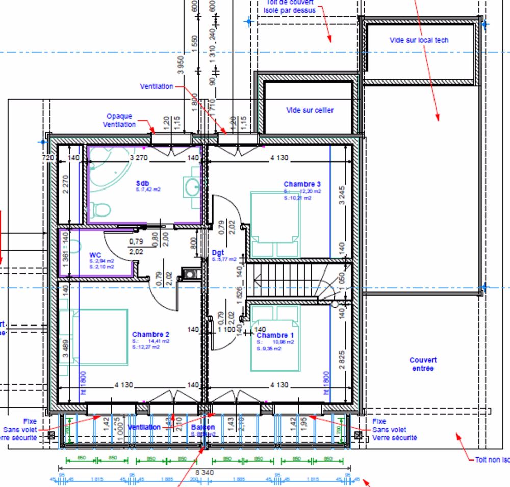 Maison moderne en madrier thermo-chauffé, avec garage, terrasse et jardin - Bild 6