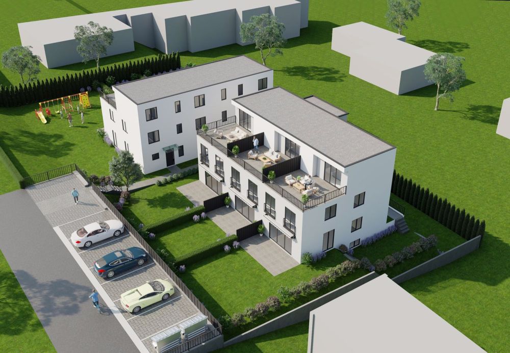 Bewilligtes Neubauprojekt - Überbauung "Mühlematt" mit 6 Reihenhäuser - Bild 1