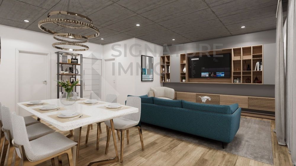 Eleganz und Modernität - 4,5 Zimmer mit Balkon im 1. Stock - Séjour