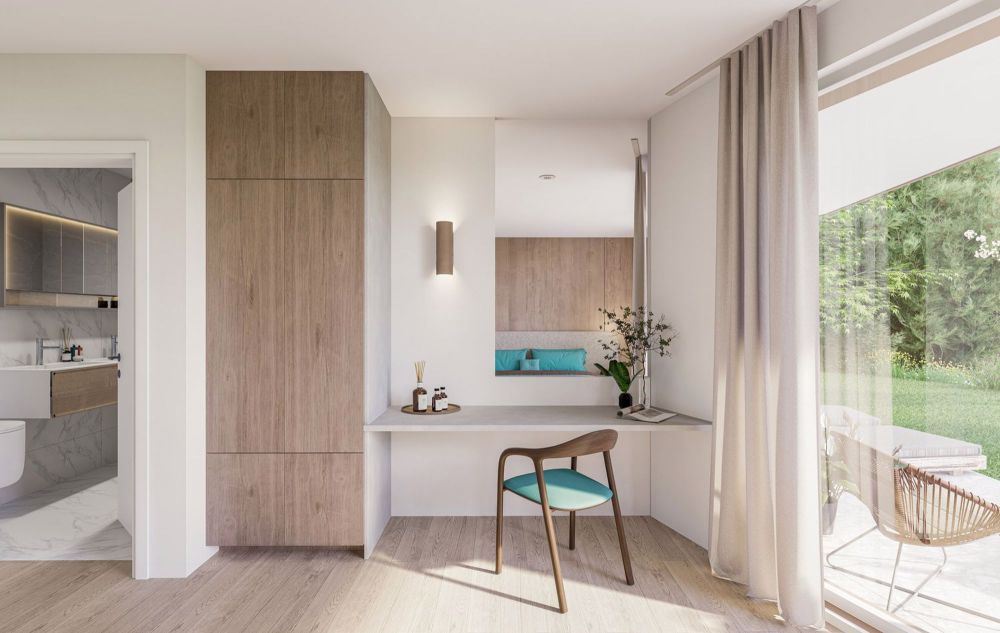 Attique A3 - 6.5 pièces en duplex avec terrasse et vue lac - chambre parentale