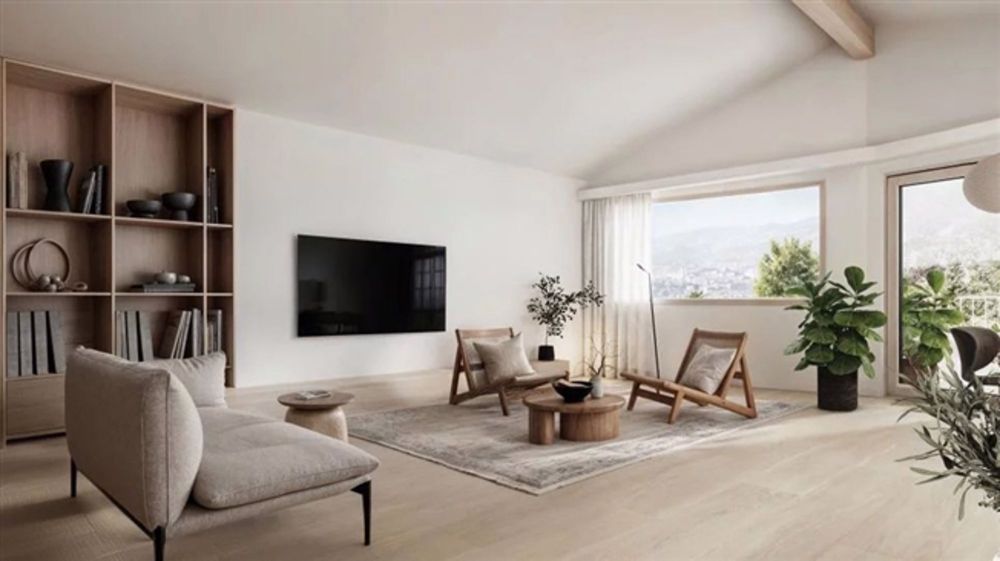 Zeitgenössische Chalets in der Siedlung Mollens – Les Martelles - Bild 8