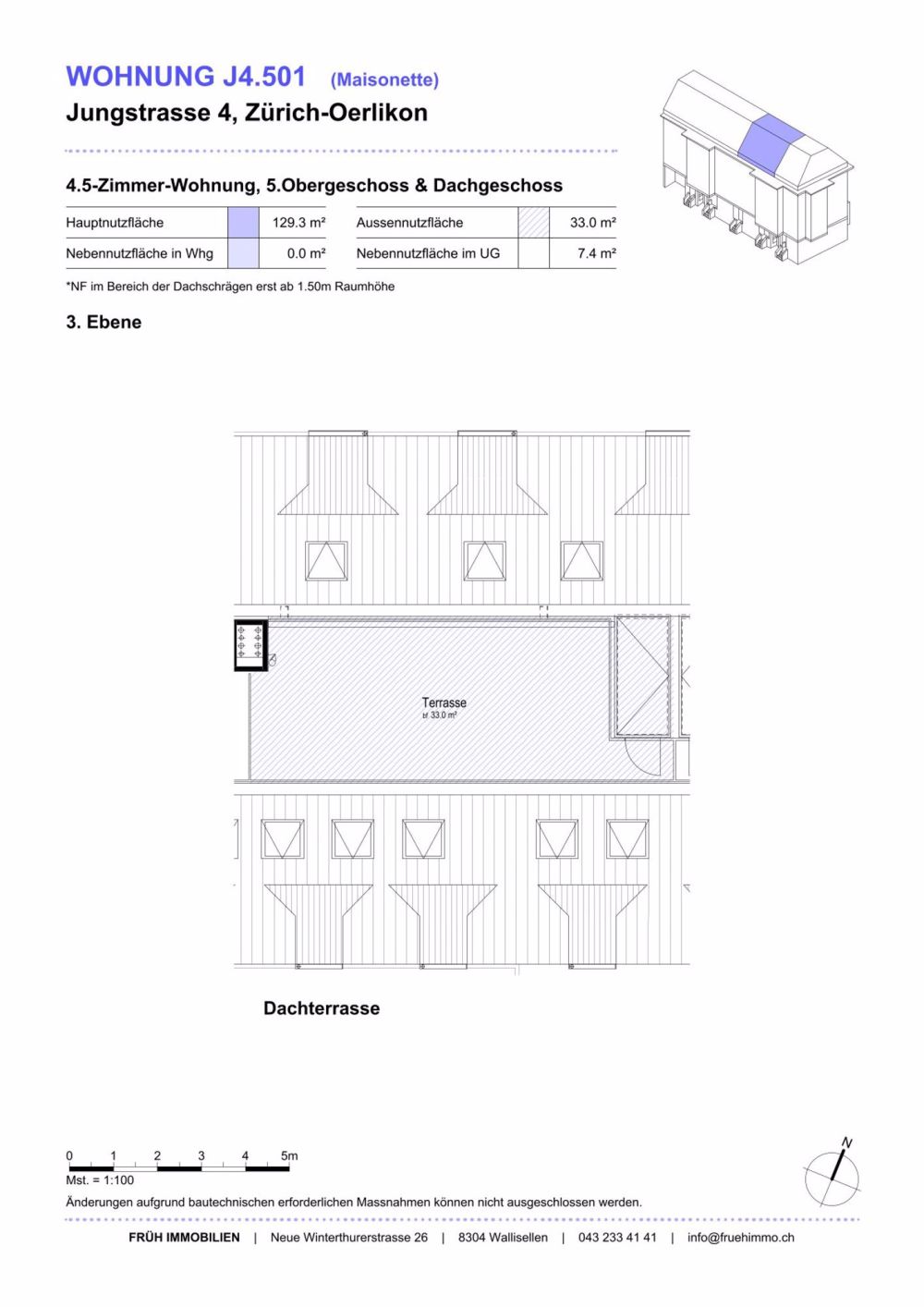 Traumhafte 4.5 Maisonettewohnung in Zürich Oerlikon - Bild 11