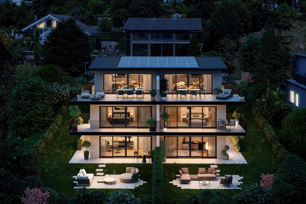 Zwei Brunnen - Wo zeitloses Design Zukunft baut - Walde Immobilien AG