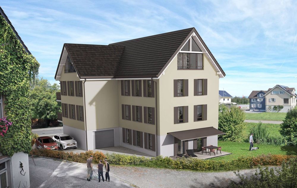Neubau- Wohnen am Bach" - 3.5 Zimmer Gartenwohnung - Bild 2