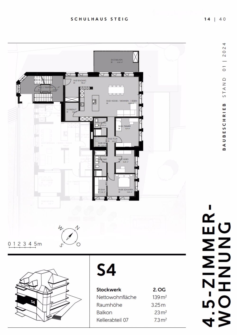 Moderne 4.5-Zimmer-Wohnung mit Balkon in Waldkirch - Bild 6