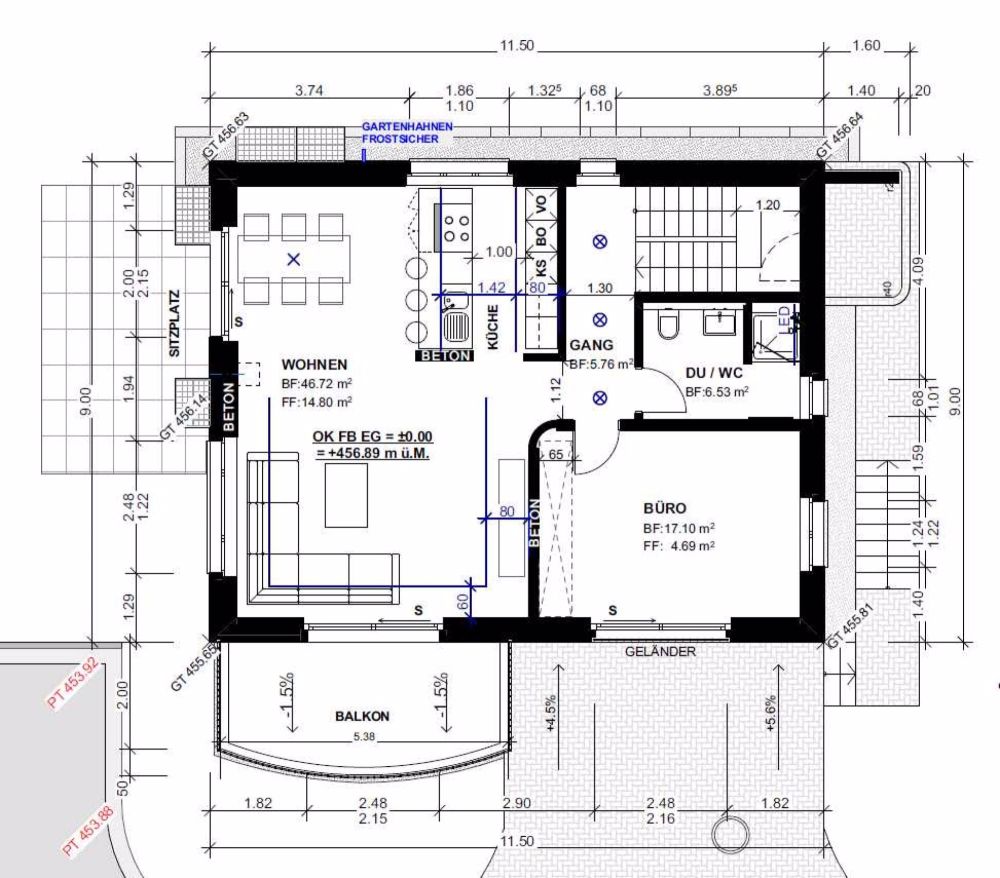 Zu verkaufen bei 8556 Wigoltingen, neues freistehendes 6½ Zi.-EFH am Südhang, an ruhiger, sonniger Lage/ Massivbau ! - Bild 4