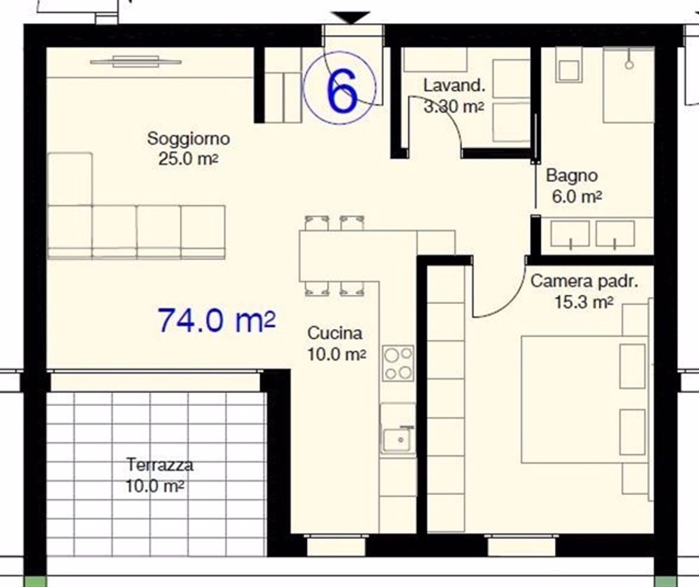 NUOVO APPARTAMENTO 2.5 LOCALI A GIUBIASCO / NEUE 2.5-ZIMMER-WOHNUNG IN GIUBIASCO - Bild 11