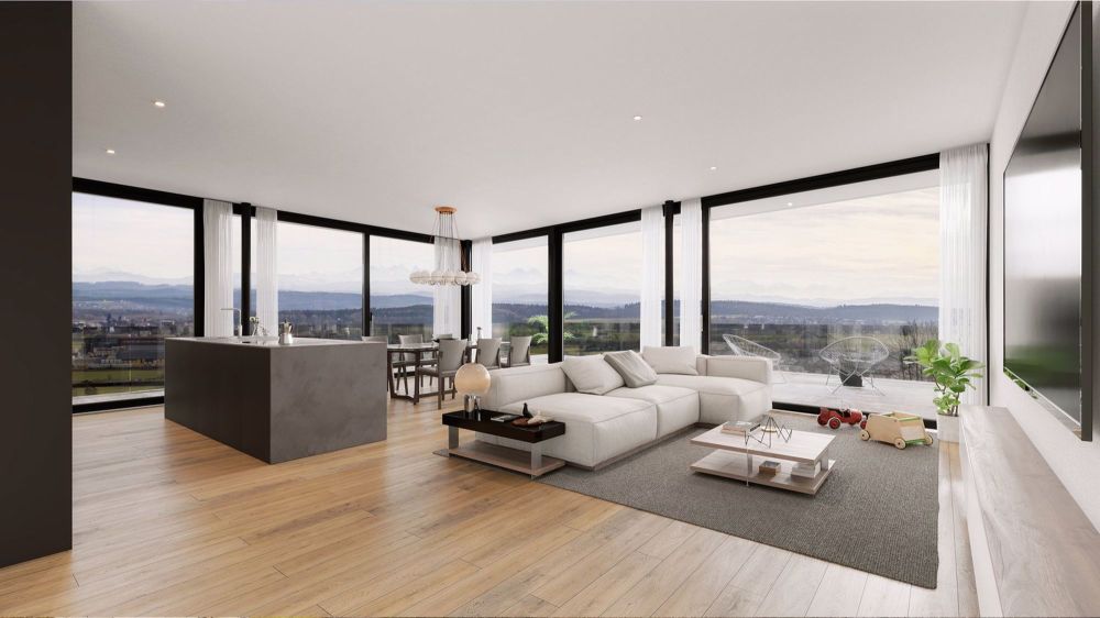 Exklusive Attikawohnung mit Panorama – Architektur & Lifestyle vereint im Belvedere Egerkingen - Bild 1