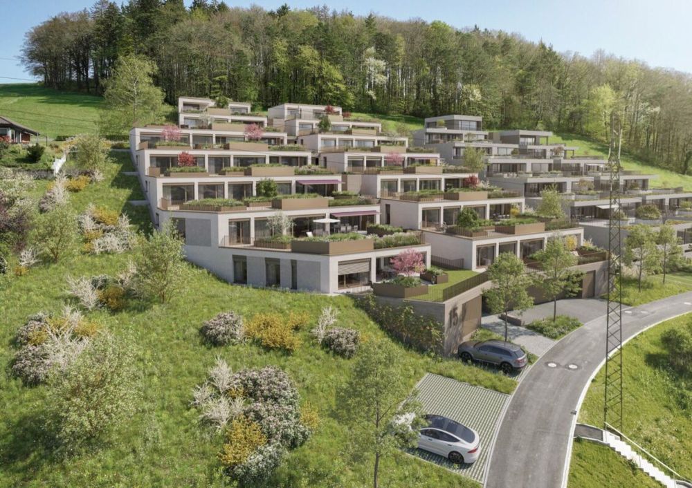 Neubauprojekt "Dorfblick" - Attraktives Wohnen an Hanglage - Bild 1