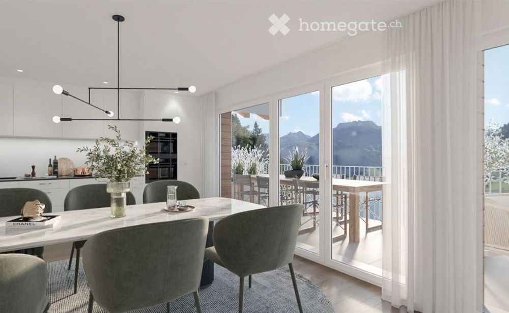 Moderne 4.5-Zimmer-Maisonettewohnung mit Seeblick in Euthal - Bild 4