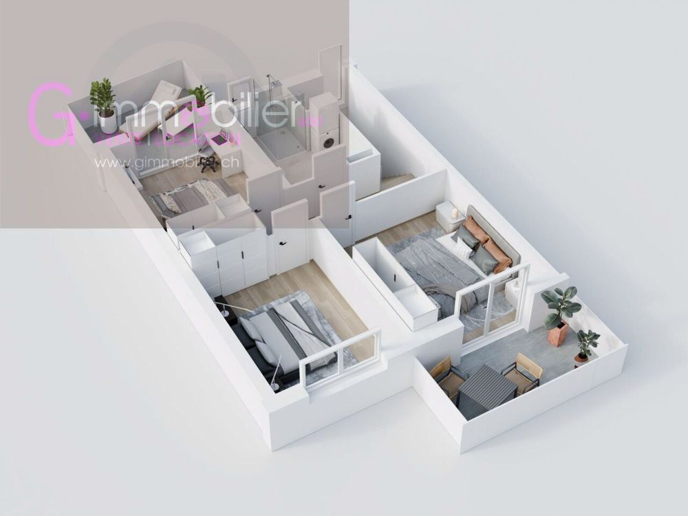 Einzigartiges Projekt auf den Höhen von Monthey, in einem Villenviertel - Bild 5