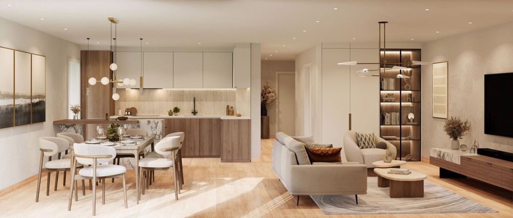 NEUES PROJEKT - APP VON 4,5 ZIMMERN - NAHE GELEGEN ZUM BAHNHOF - PANORAMABLICK - Lots B03-B06-B09-B12